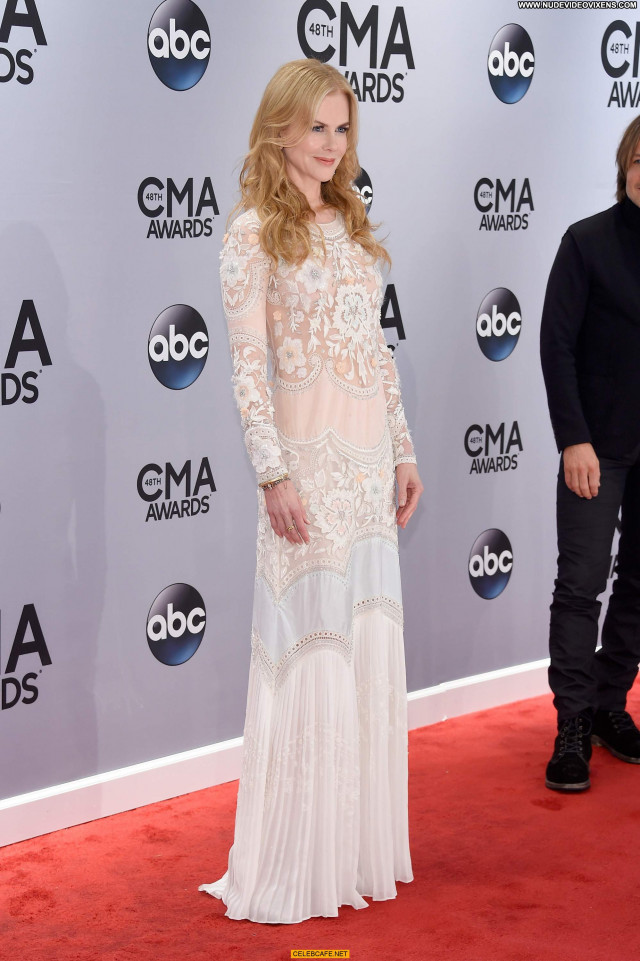 Nicole Kidman Cma Awards Awards Posing Hot Beautiful See Through