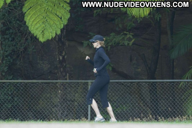 Nicole Kidman Celebrity Paparazzi Babe Posing Hot Jogging Beautiful