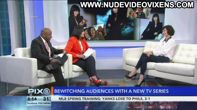 Catherine Bell Big Morning Buzz Live Posing Hot Celebrity Babe