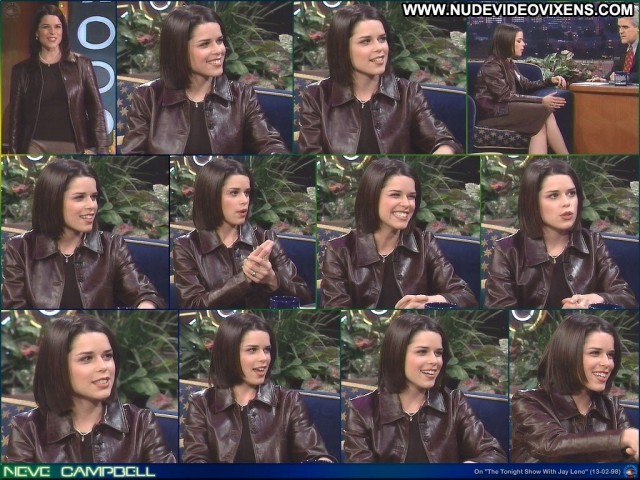 Neve Campbell The Tonight Show Cute Brunette International Small Tits