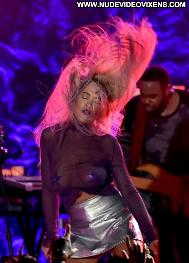 Rita Ora No Source Hot Celebrity Posing Hot Babe See Through