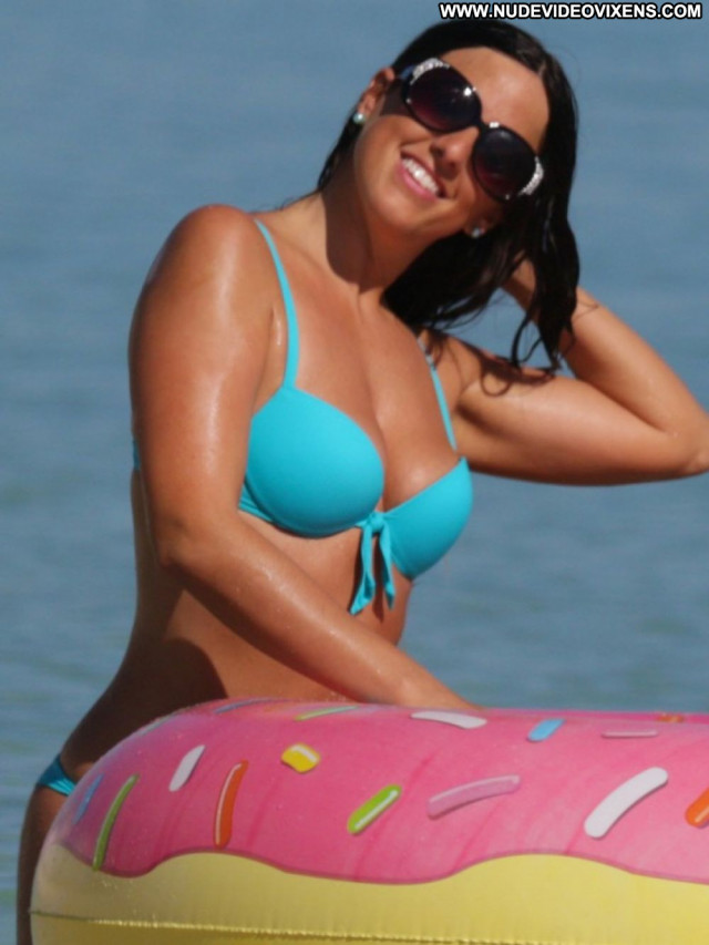 Claudia Romani The Beach Posing Hot Bikini Candids Celebrity
