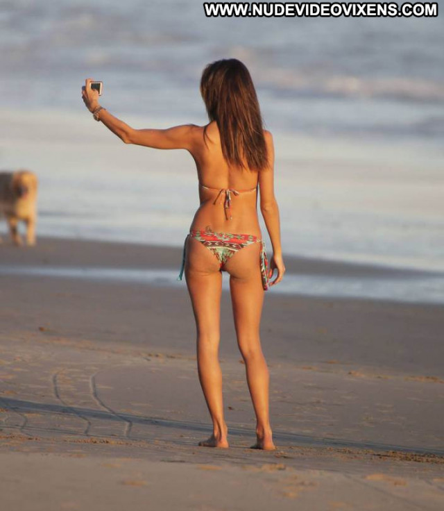 Alessandra Ambrosio No Source  Beautiful Celebrity Bikini Candids