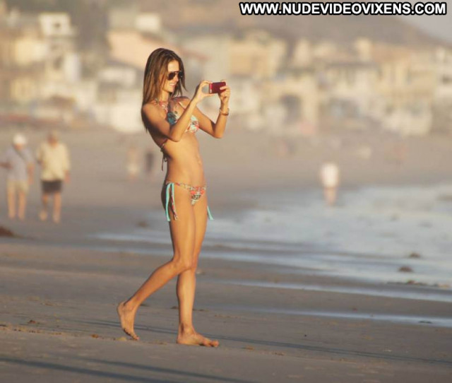 Alessandra Ambrosio No Source Bikini Candids Celebrity Posing Hot
