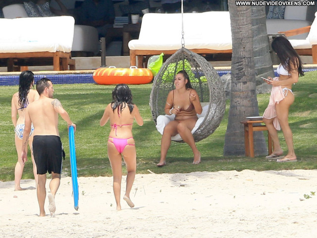 Selena Gomez The Beach Celebrity Babe Bikini Posing Hot Beach