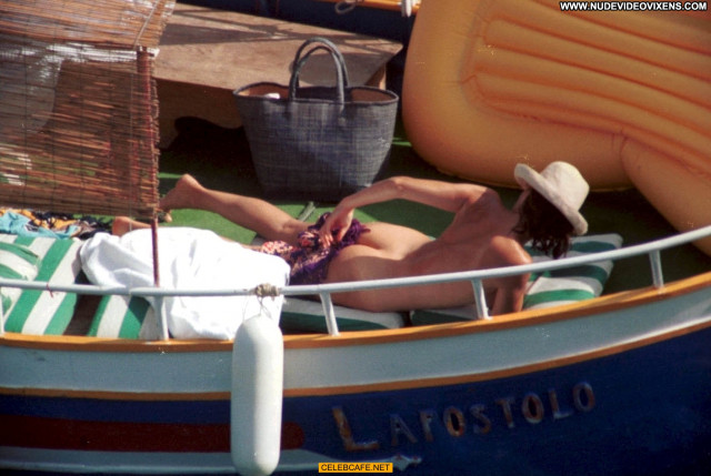 Carole Bouquet No Source Celebrity Yacht Topless Beautiful Toples Car