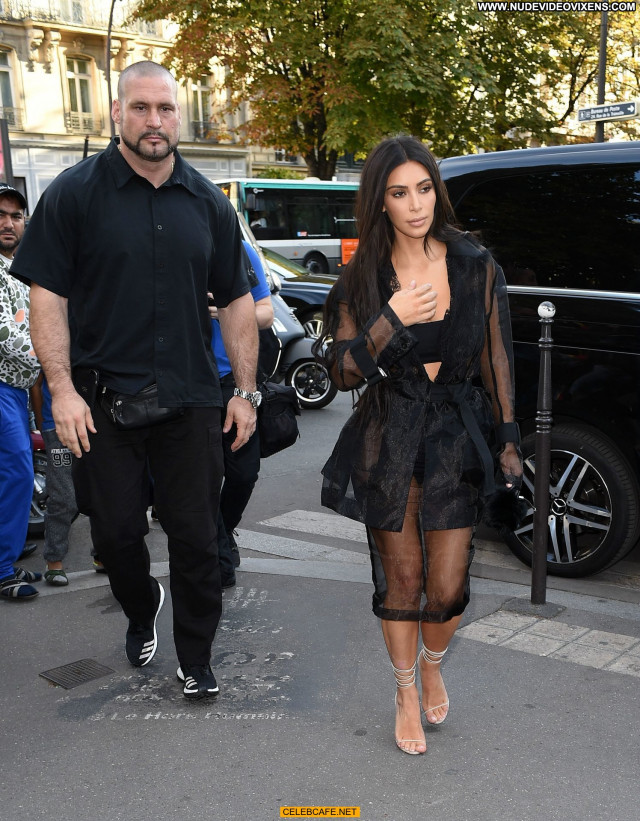 Kim Kardashian No Source Ass Celebrity Beautiful Posing Hot Paris Babe