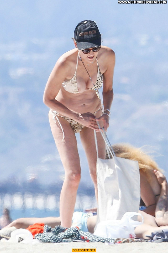 Sharon Stone No Source Tit Slip Beautiful Posing Hot Celebrity Bikini