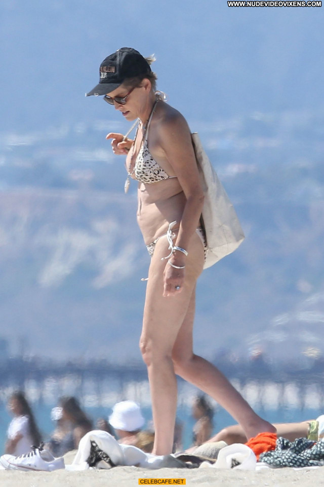 Sharon Stone No Source Tit Slip Posing Hot Bikini Babe Beautiful