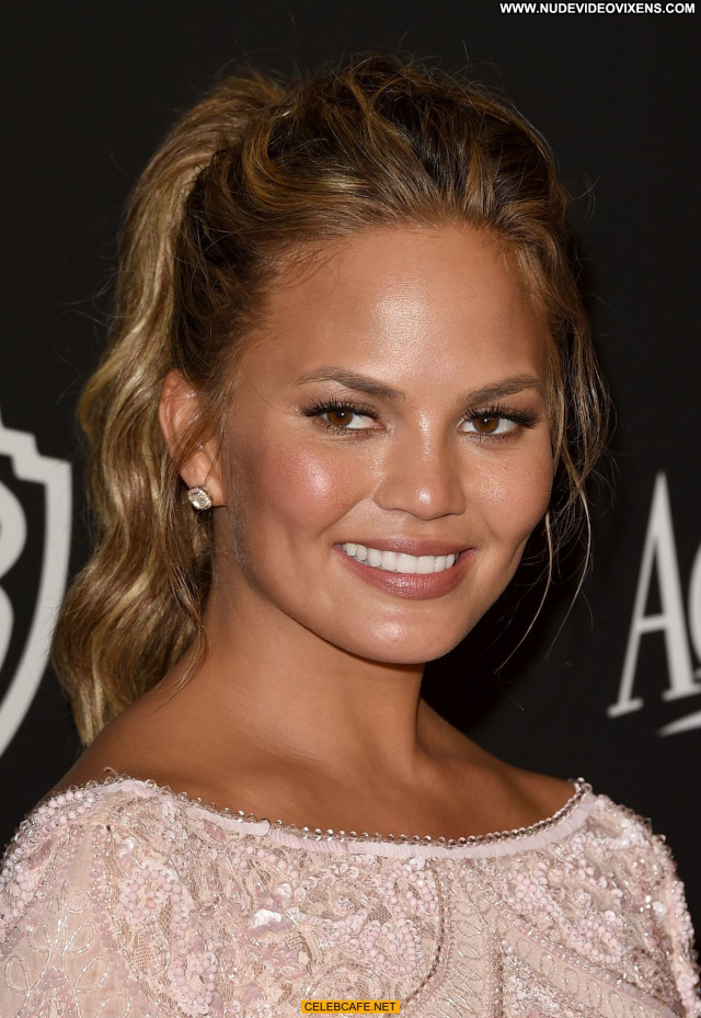 Chrissy Teigen No Source Nipples See Through Posing Hot Celebrity