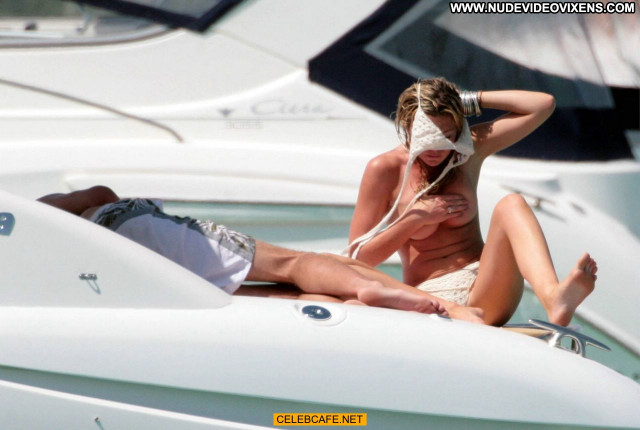 Abigail Clancy No Source Beautiful Yacht Topless Posing Hot Babe