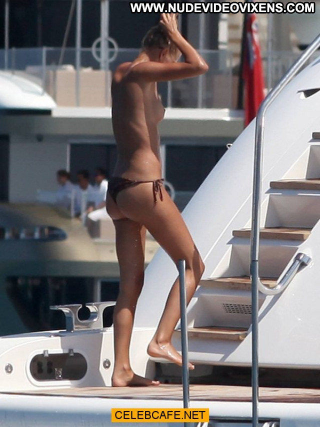 Toni Garrn No Source Bikini Topless Babe Yacht Toples Beautiful