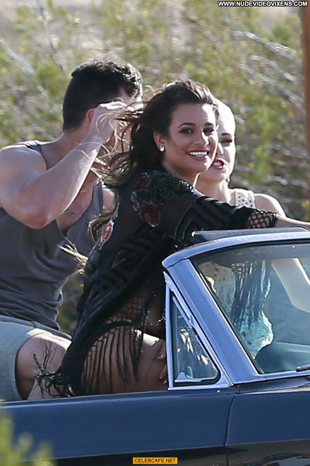 Lea Michele Los Angeles Posing Hot Celebrity Beautiful Angel Babe