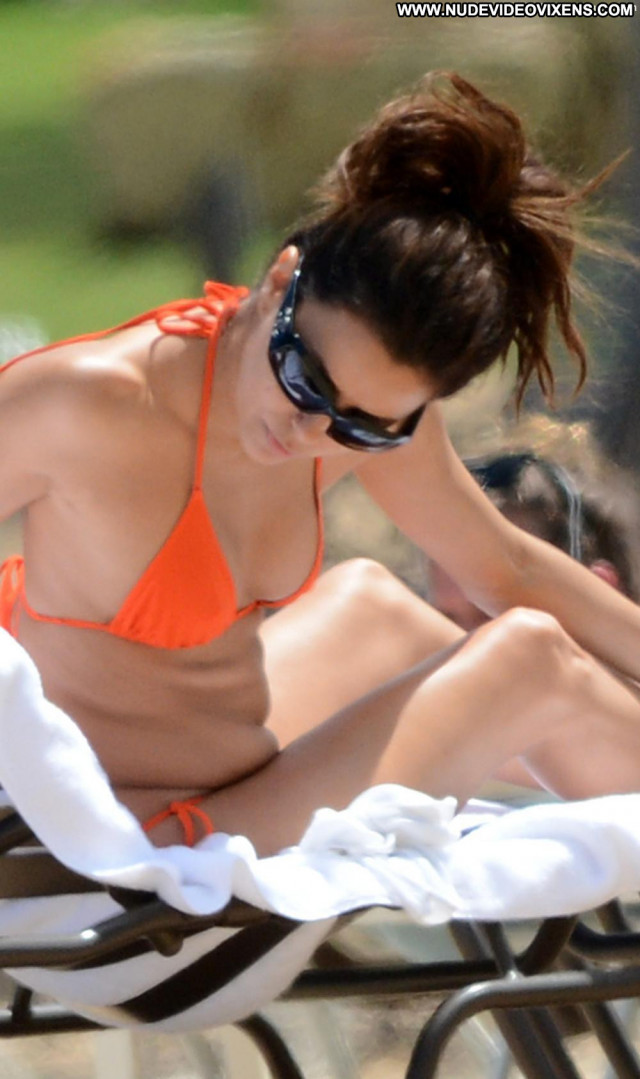 Eva Longoria No Source Celebrity Bikini Beautiful Babe Nipple Slip