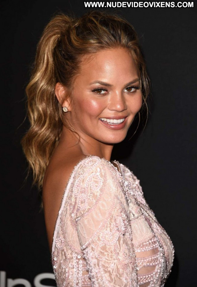 Chrissy Teigen Beverly Hills Posing Hot Beautiful Babe Party