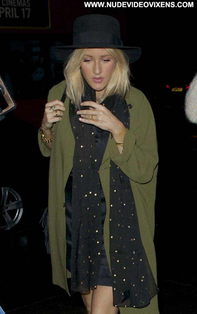 Ellie Goulding Beautiful London Paparazzi Posing Hot Celebrity Babe