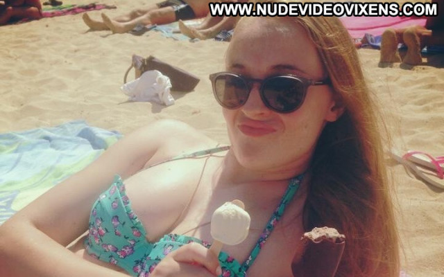 Sophie Turner Van Helsing  Sexy Tits Posing Hot Hot Babe Bikini