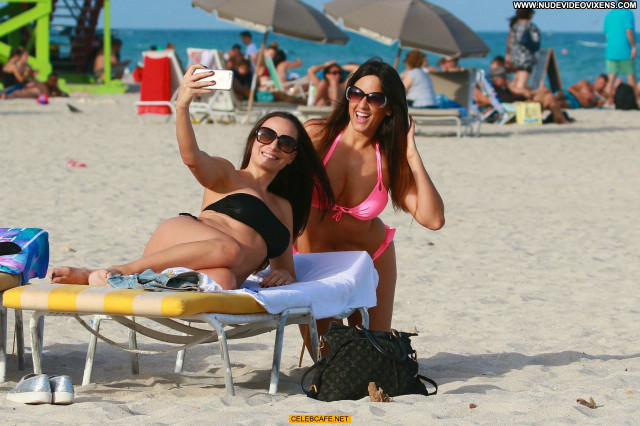 Claudia Romani Miami Beach Beach Babe Beautiful Posing Hot Bikini