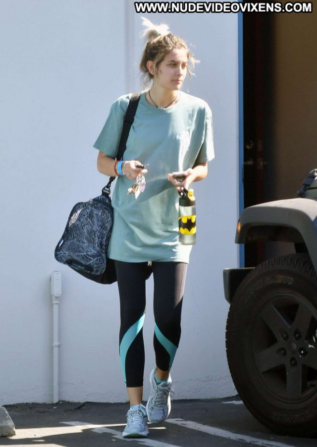 Paris Jackson Los Angeles Celebrity Gym Los Angeles Paparazzi Babe