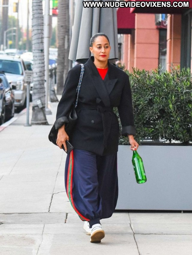 Tracee Ross Beverly Hills Beautiful Babe Celebrity Paparazzi Posing