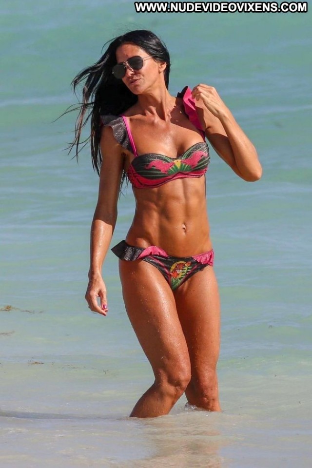 Carolina Baldini The Beach Bikini Posing Hot Beach Beautiful Babe