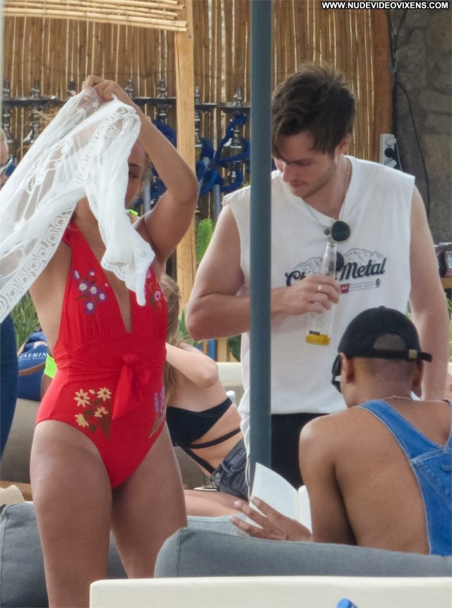 Jade Thirlwall No Source Sexy Bar Celebrity Posing Hot Swimsuit Old