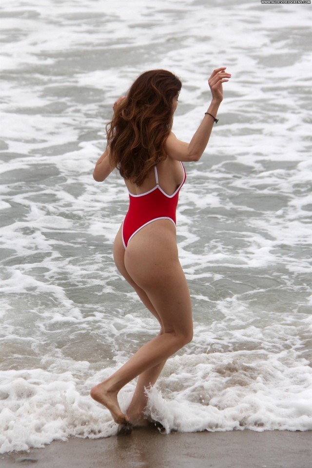 Blanca Blanco The Beach In Malibu Babe Celebrity Stunning Swimsuit