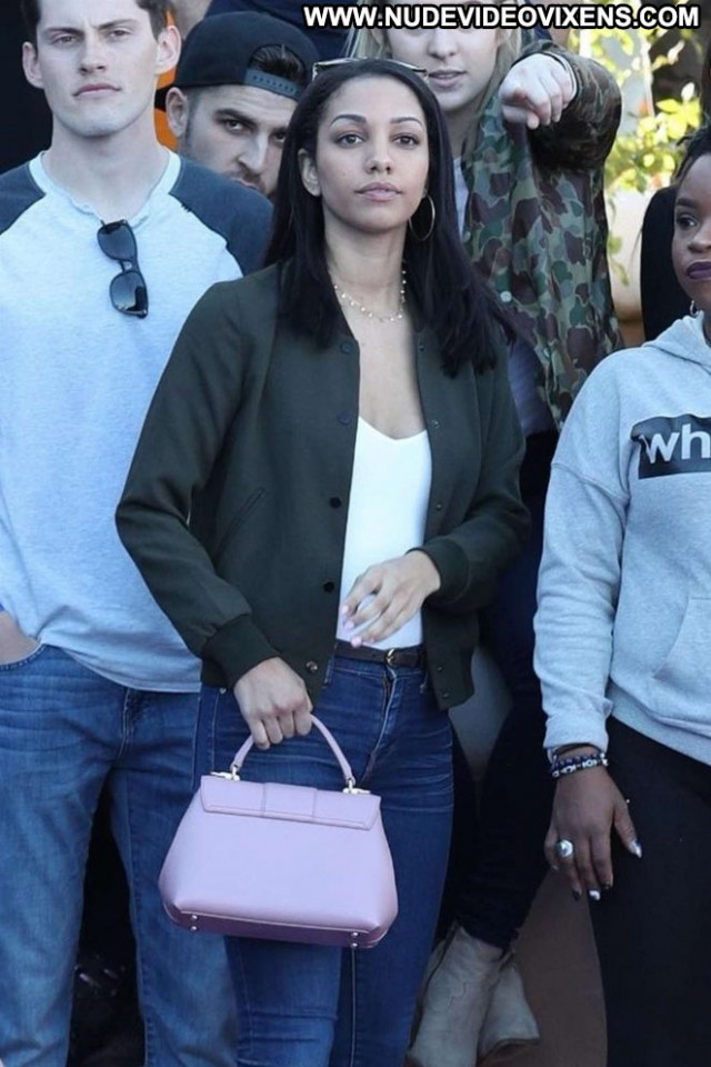 Corinne Foxx No Source Babe Celebrity Paparazzi Beautiful Posing Hot