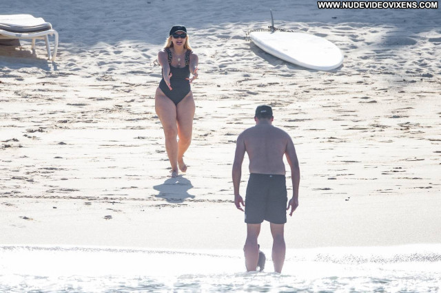 Bebe Rexha The Beach Babe Celebrity Paparazzi Posing Hot Beautiful